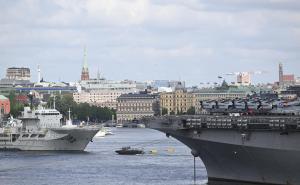 Foto: EPA-EFE / Ratni brodovi u Stockholmu